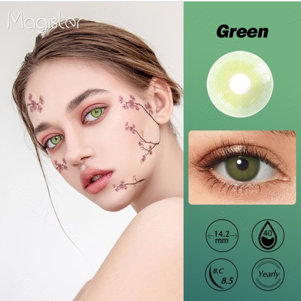 Green: Cosmetic Eye Color 💚
